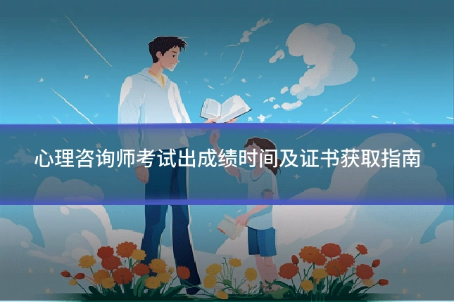 心理咨询师考试出成绩时间及证书获取指南