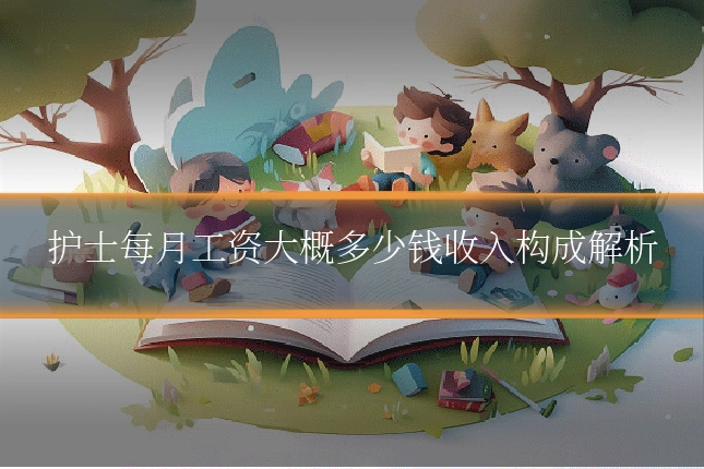 护士每月工资大概多少钱收入构成解析