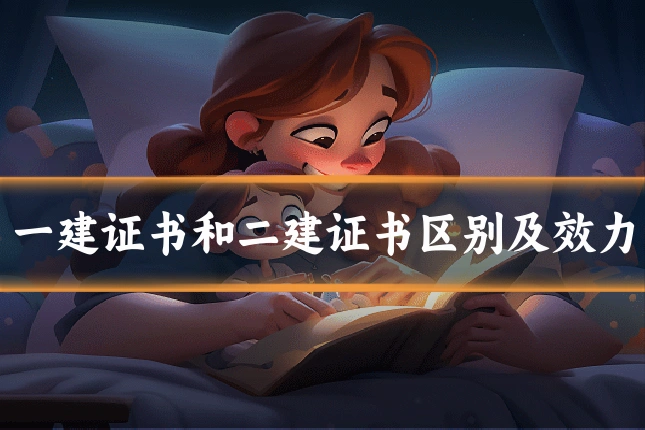 一建证书和二建证书区别及效力
