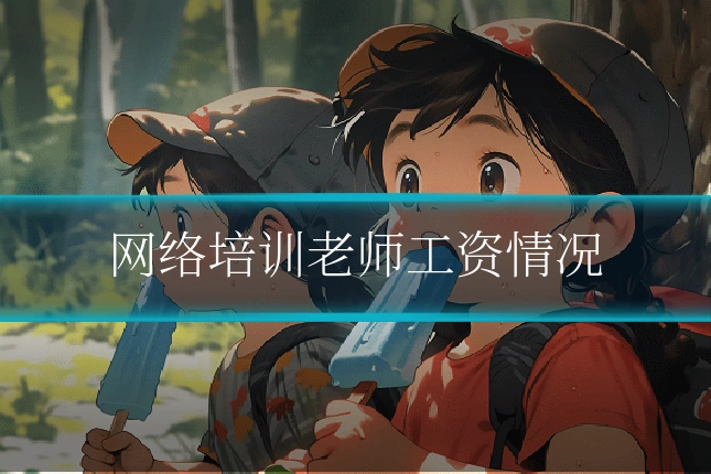 网络培训老师工资情况