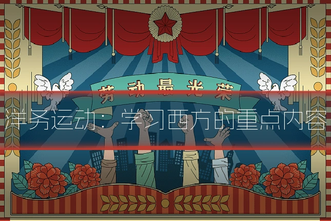 洋务运动：学习西方的重点内容