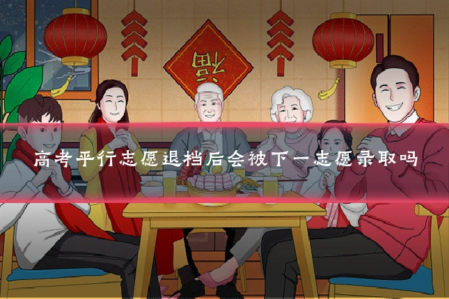 高考平行志愿退档后会被下一志愿录取吗