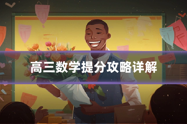 高三数学提分攻略详解
