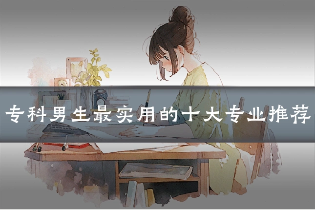 专科男生最实用的十大专业推荐