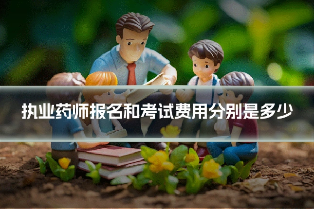 执业药师报名和考试费用分别是多少