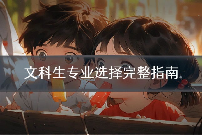 文科生专业选择完整指南