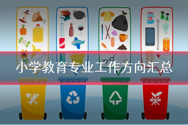 小学教育专业工作方向汇总