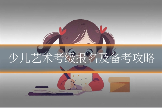 少儿艺术考级报名及备考攻略
