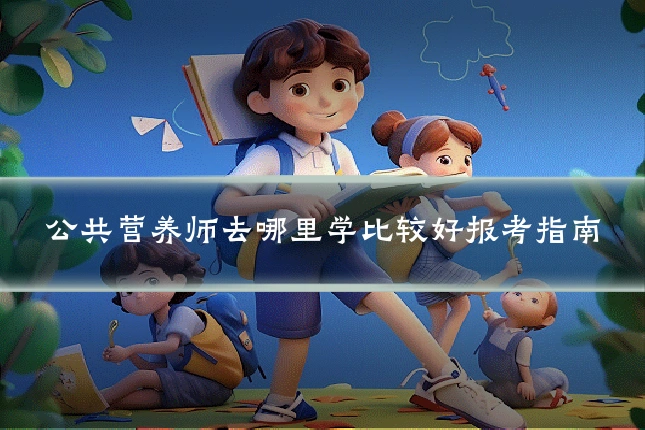 公共营养师去哪里学比较好报考指南
