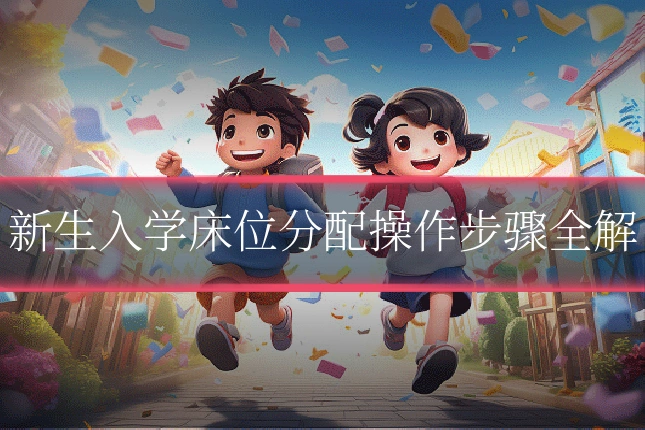 新生入学床位分配操作步骤全解