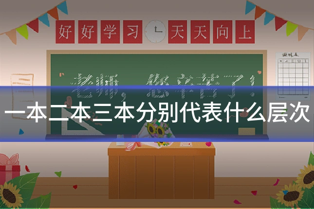 一本二本三本分别代表什么层次