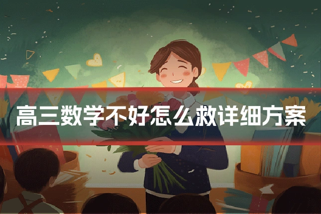 高三数学不好怎么救详细方案