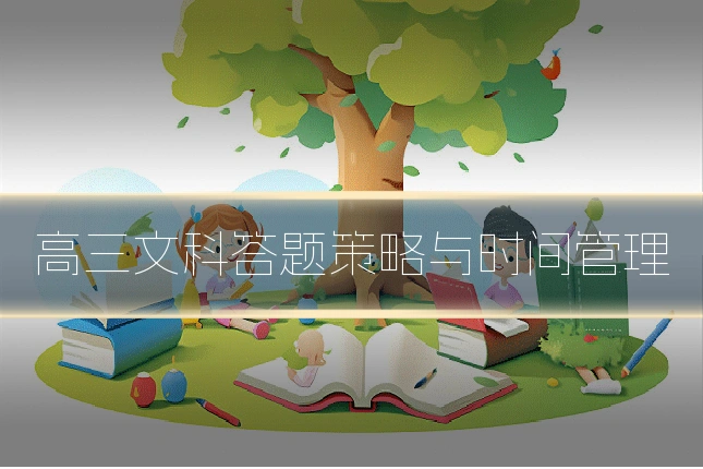 高三文科答题策略与时间管理