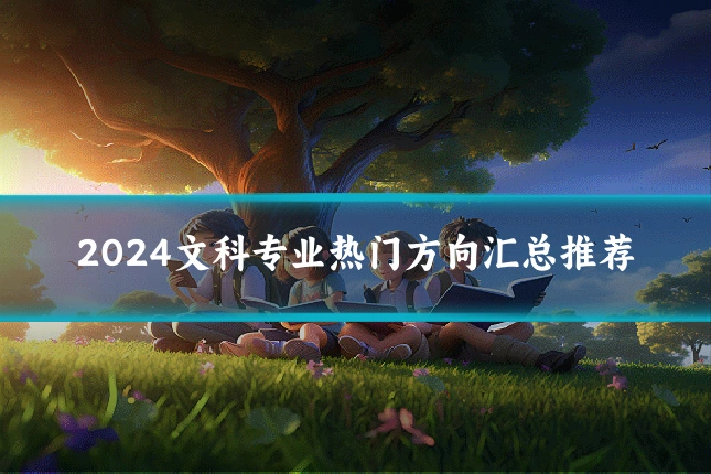 2024文科专业热门方向汇总推荐