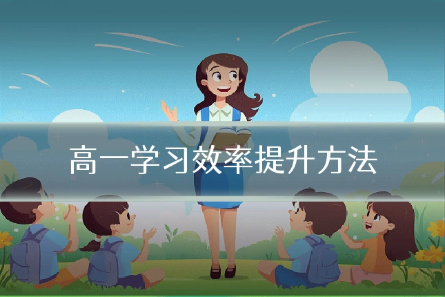 高一学习效率提升方法