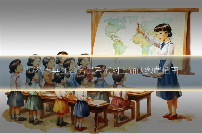 2024年兵团公务员考试网上确认缴费指南