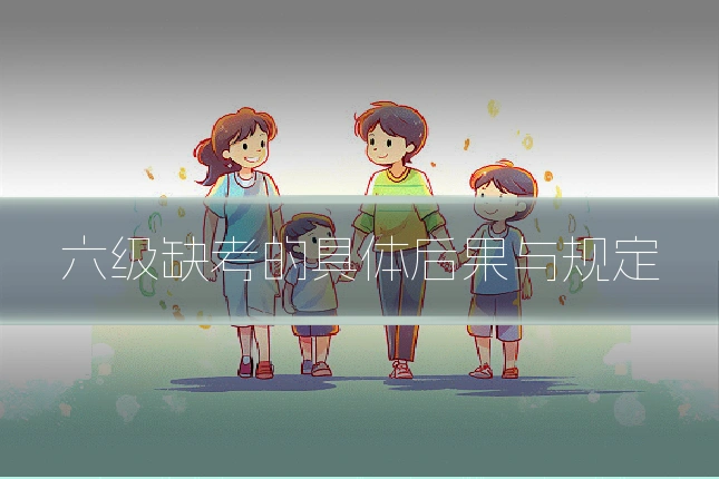 六级缺考的具体后果与规定