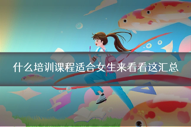 什么培训课程适合女生来看看这汇总