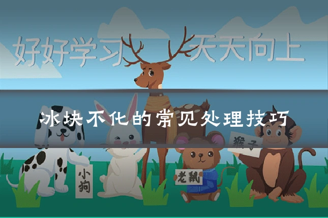 冰块不化的常见处理技巧