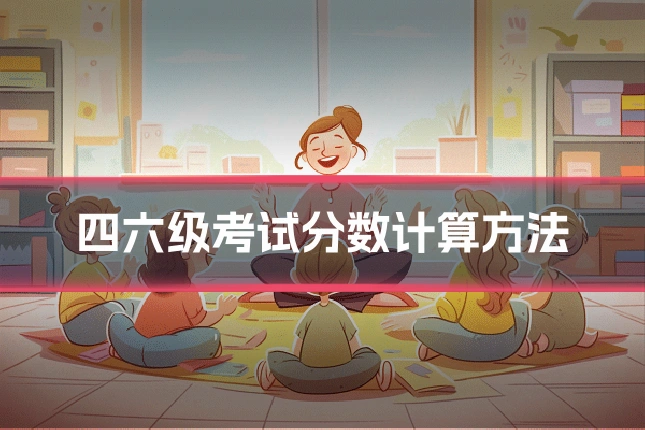 四六级考试分数计算方法