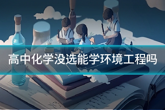 高中化学没选能学环境工程吗