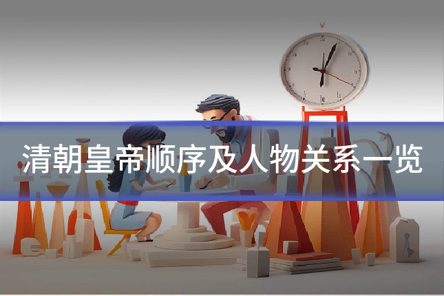 清朝皇帝顺序及人物关系一览