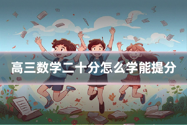 高三数学二十分怎么学能提分