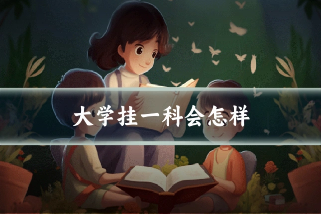 大学挂一科会怎样