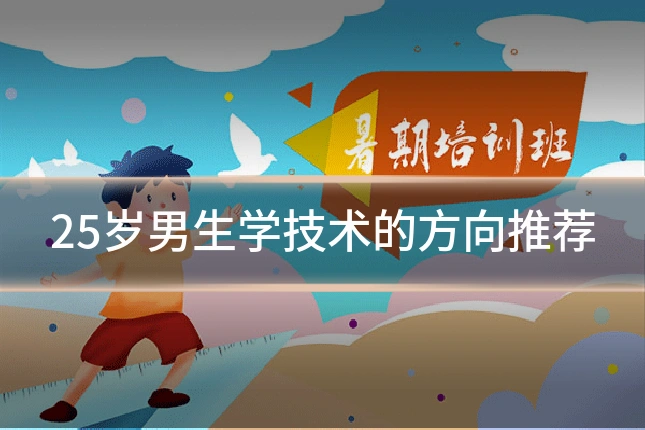 25岁男生学技术的方向推荐