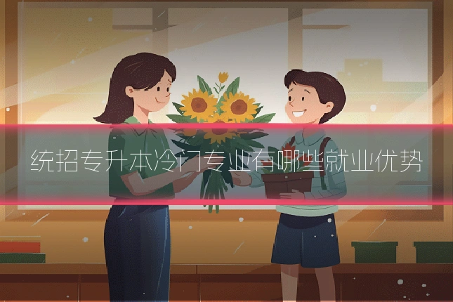 统招专升本冷门专业有哪些就业优势
