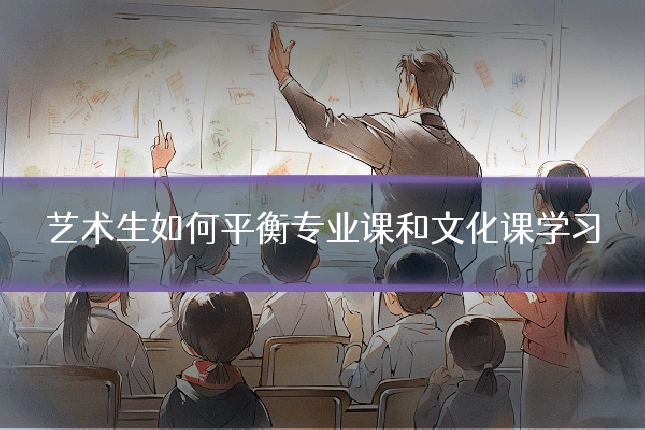 艺术生如何平衡专业课和文化课学习