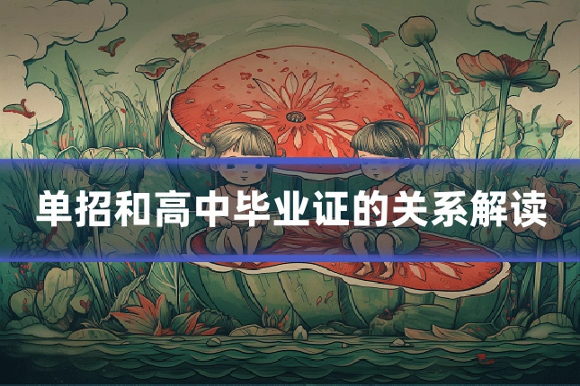 单招和高中毕业证的关系解读