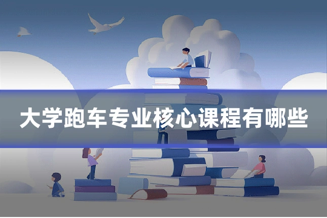 大学跑车专业核心课程有哪些
