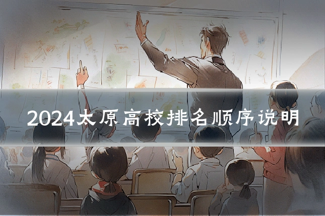 2024太原高校排名顺序说明