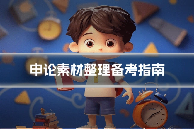 申论素材整理备考指南