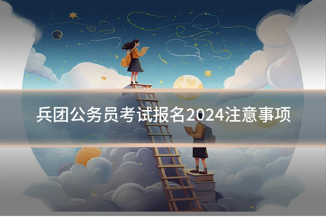 兵团公务员考试报名2024注意事项