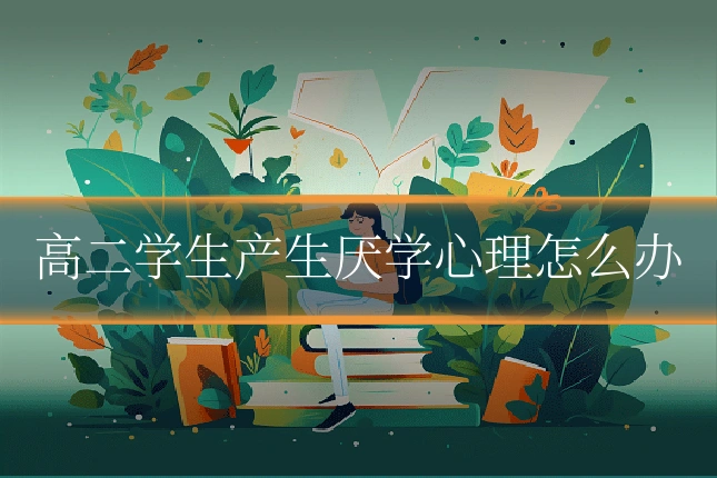 高二学生产生厌学心理怎么办