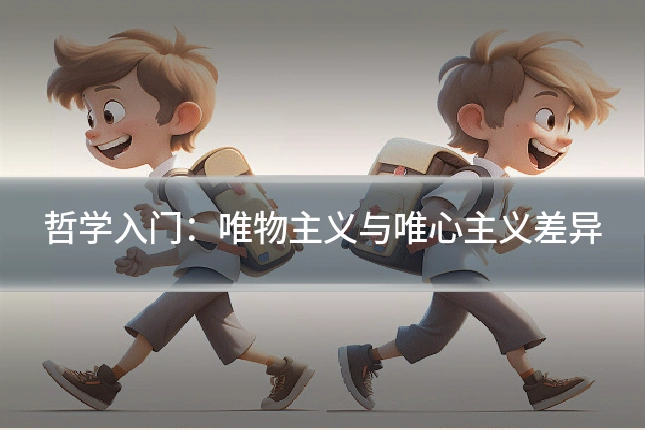 哲学入门：唯物主义与唯心主义差异