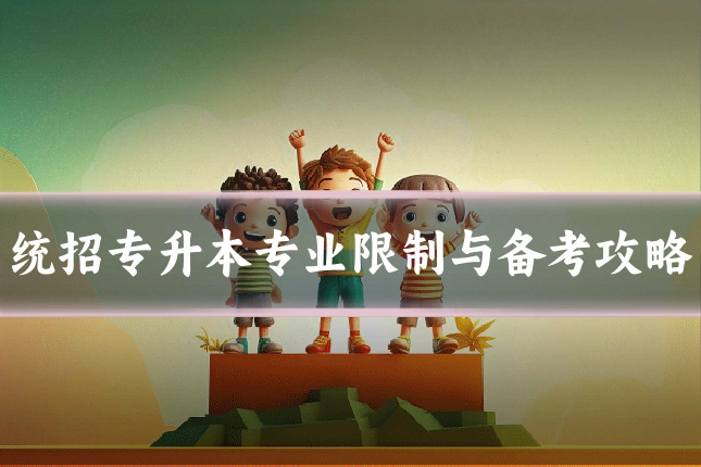 统招专升本专业限制与备考攻略
