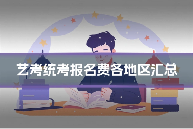 艺考统考报名费各地区汇总