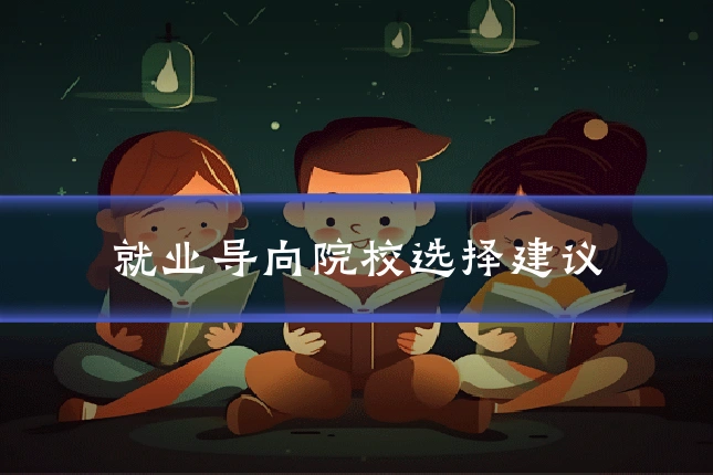 就业导向院校选择建议