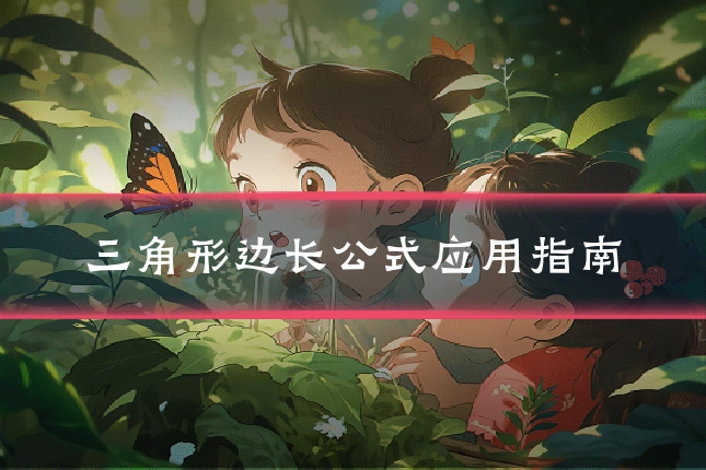 三角形边长公式应用指南