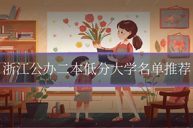 浙江公办二本低分大学名单推荐