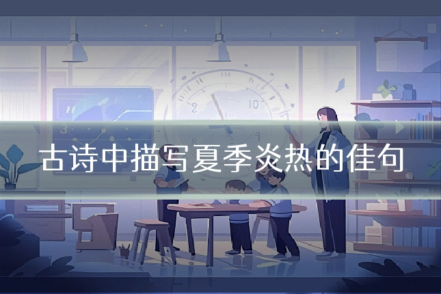 古诗中描写夏季炎热的佳句
