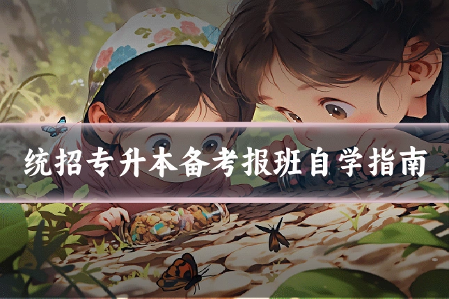 统招专升本备考报班自学指南