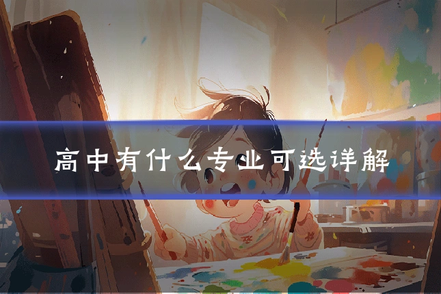 高中有什么专业可选详解
