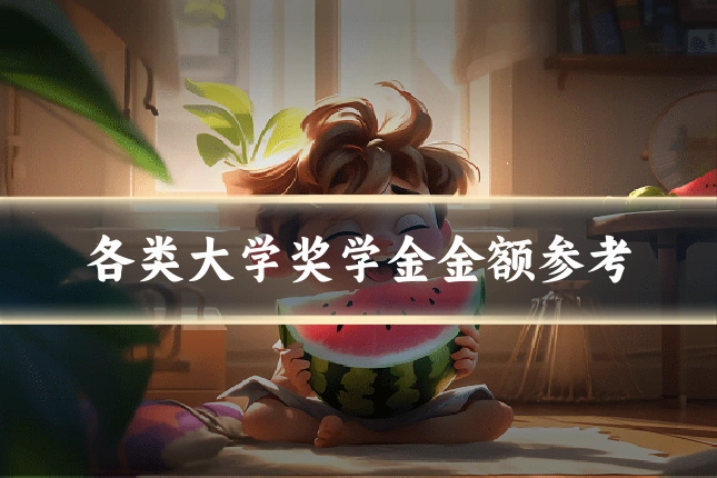 各类大学奖学金金额参考