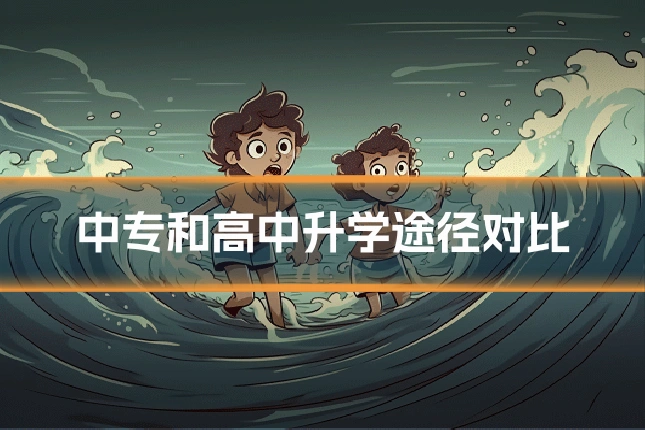 中专和高中升学途径对比