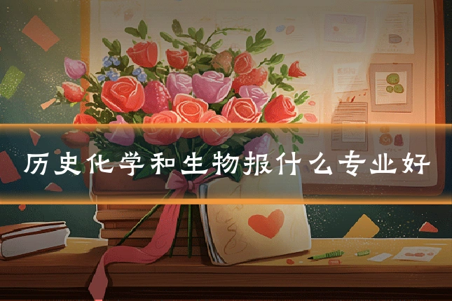 历史化学和生物报什么专业好