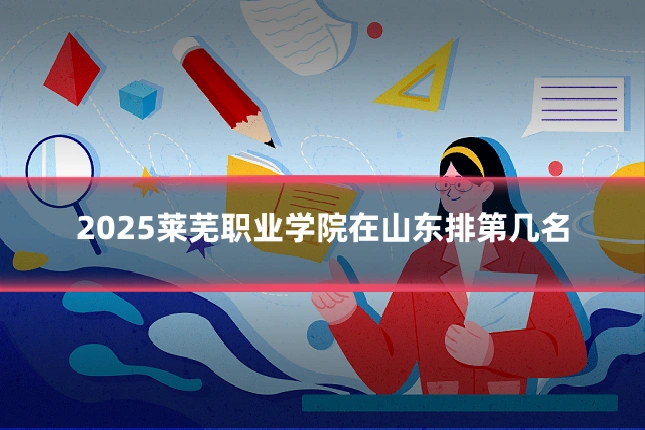 2025莱芜职业学院在山东排第几名